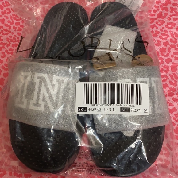 Victoria's Secret PINK Slides/Sandal 9/10 L/XL NWT - Picture 4 of 4